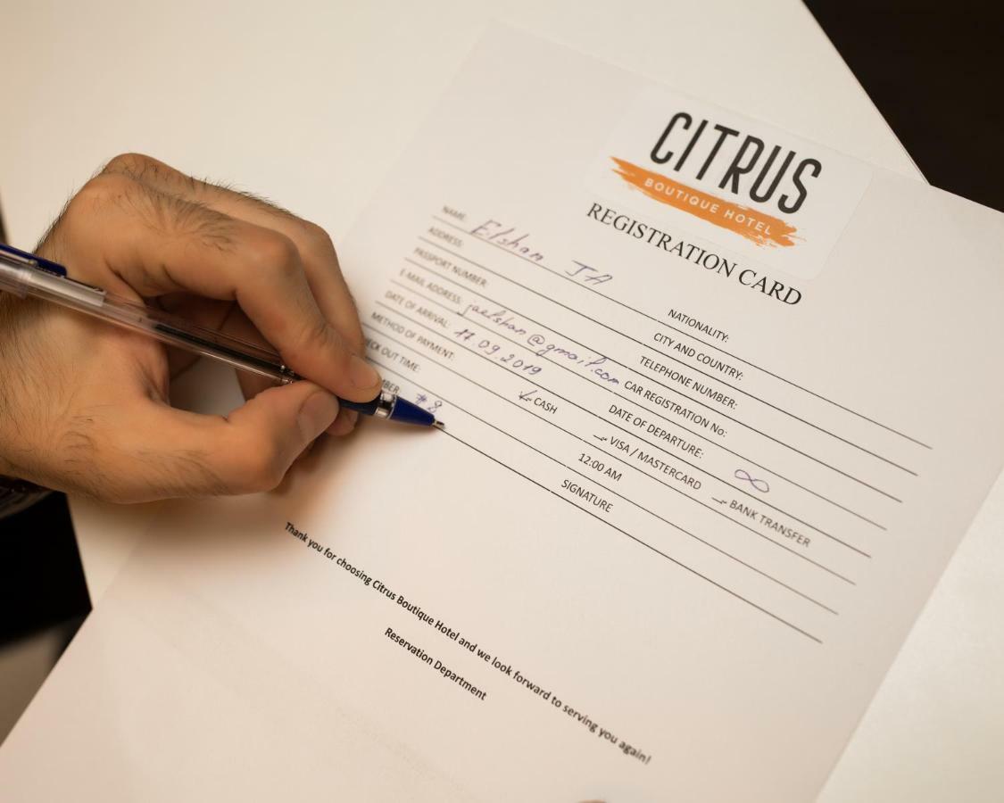 Citrus Boutique Hotel 巴库 外观 照片